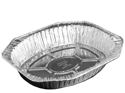 Foil Oval Roasted Container Qty 100 Foil Oval Roasted Container Qty 100