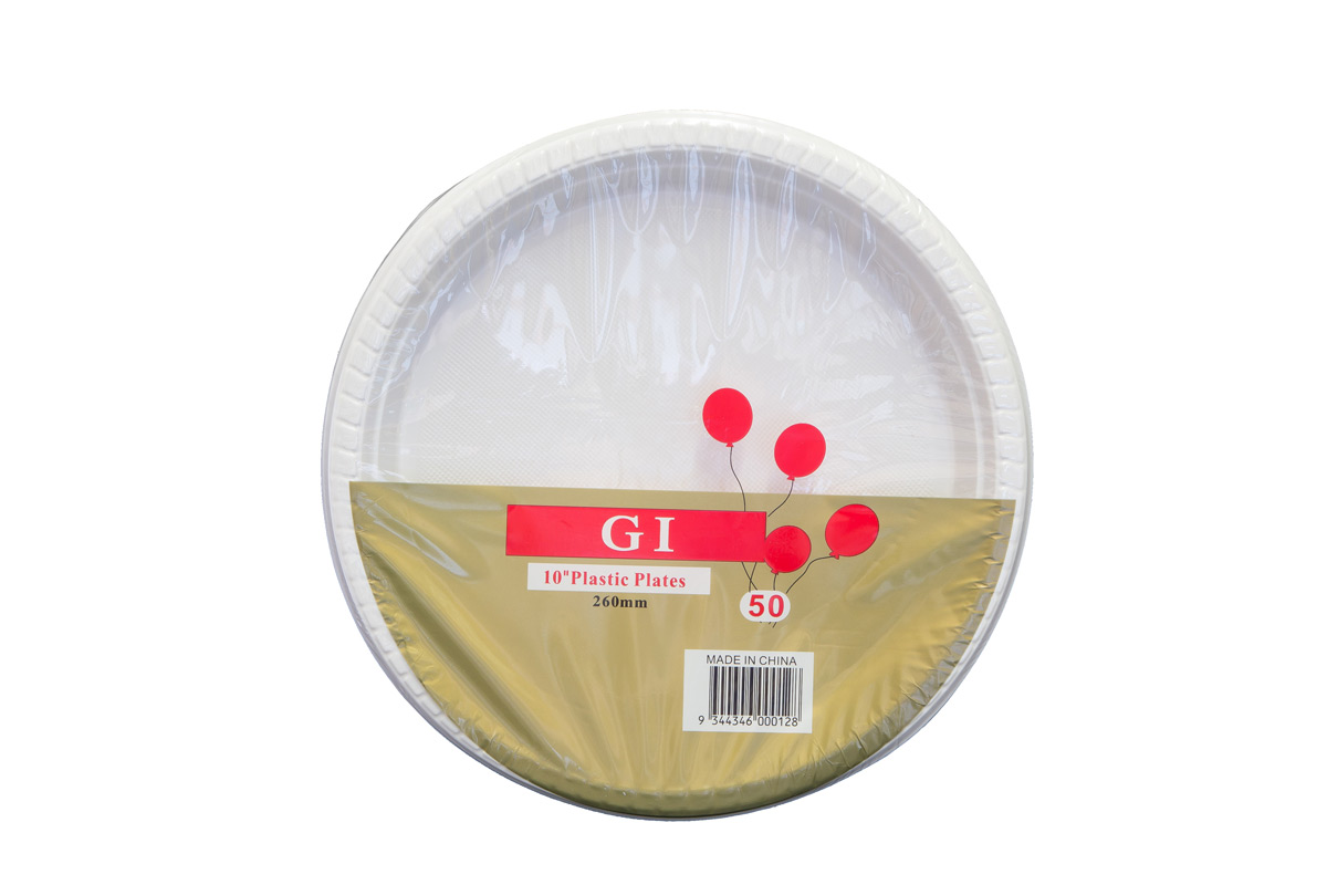 10" ROUND PLASTIC PLATES 260mm 400pc REUSABLE 10" ROUND PLASTIC PLATES 260mm 400pc REUSABLE