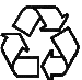 symbol for a materials that can, and should, be recycled