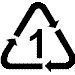 recycling resin identification for PET resins without the identifying acronym