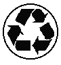 symbol for a materials that can, and should, be recycled